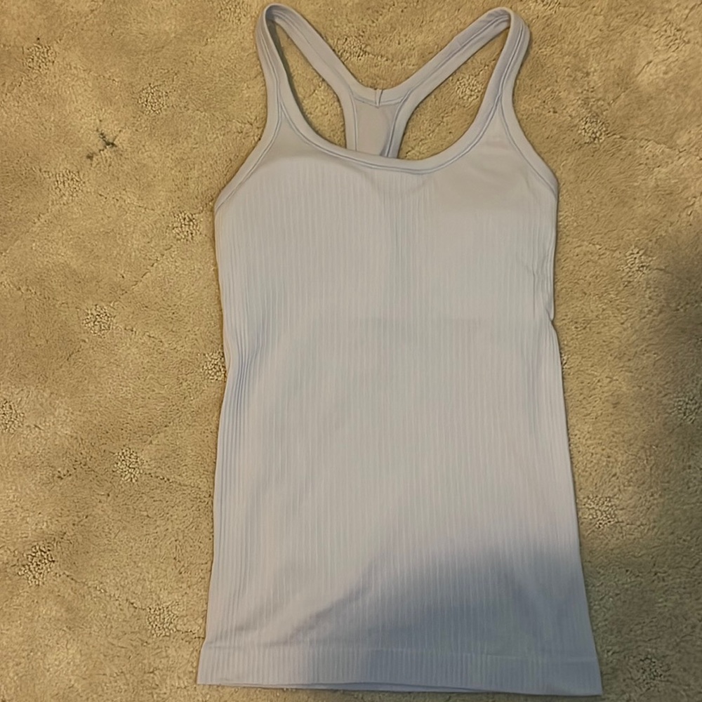 Lululemon Yoga Ebb To Street Tank Top Lilac Smoke